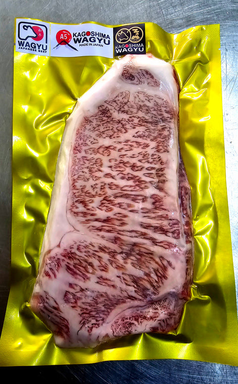 Kagoshima A5 Wagyu Striploin Steak (3/4 inch thick)