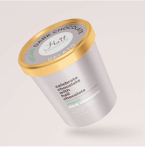 Vegan Dark Chocolate Premium Gelato (473 ml)